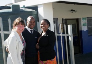 Melanie at Entrepreneurship Centre in Nemato (Nelson Mandela Township) Melanie at Entrepreneurship Centre in Nemato (Nelson Mandela Township)