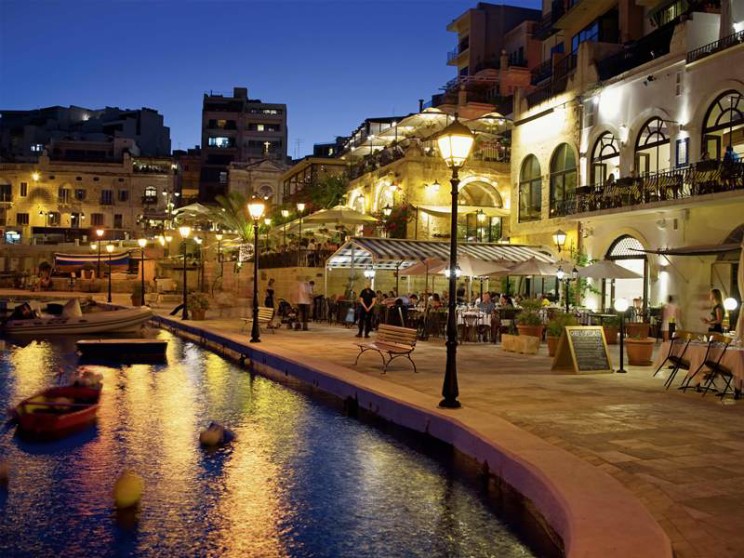 St. Julian's Promenade in Malta