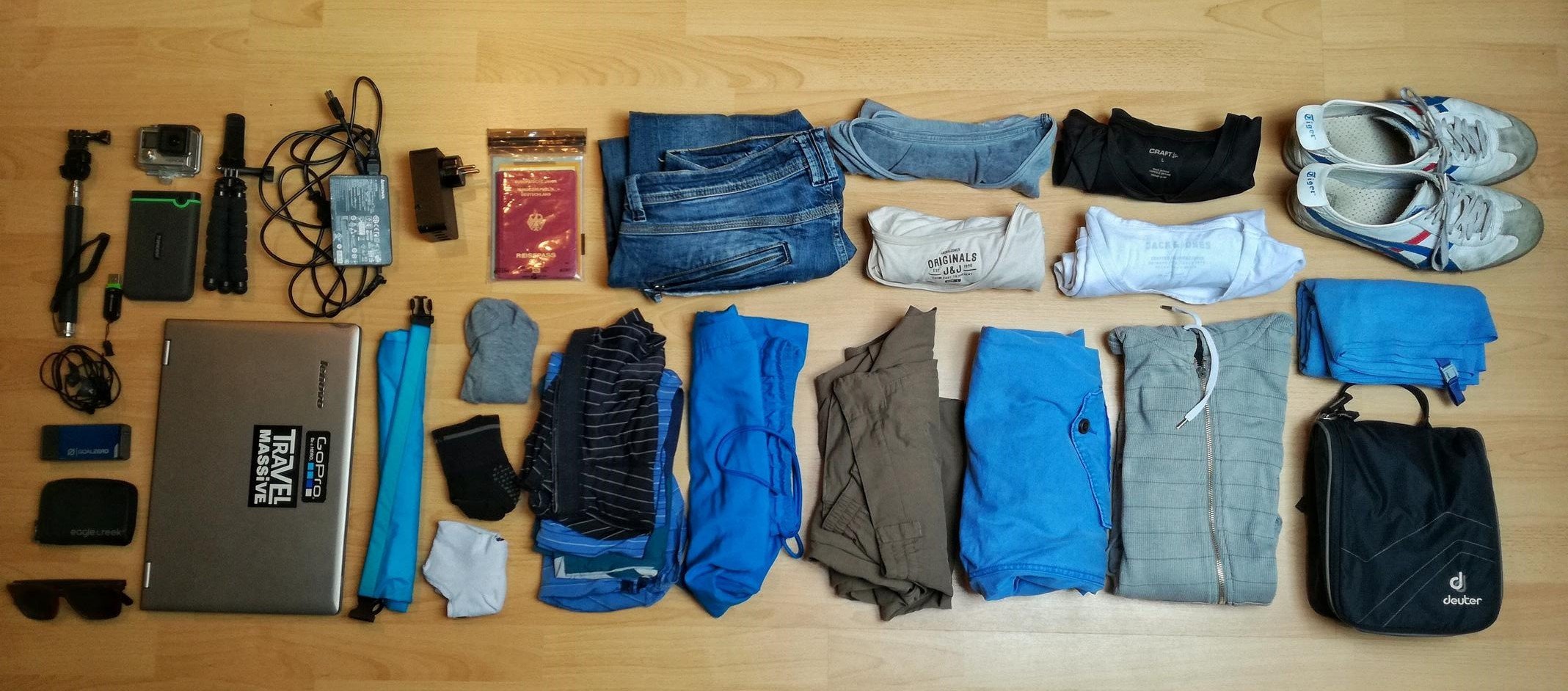 Reisen mit Handgepäck + Packliste