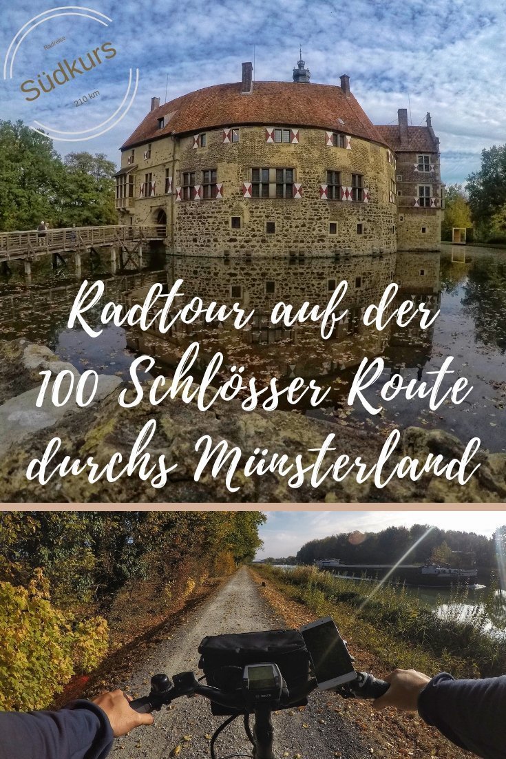 Radtour entlang des Südkurses der 100 Schlösser Route durchs Münsterland