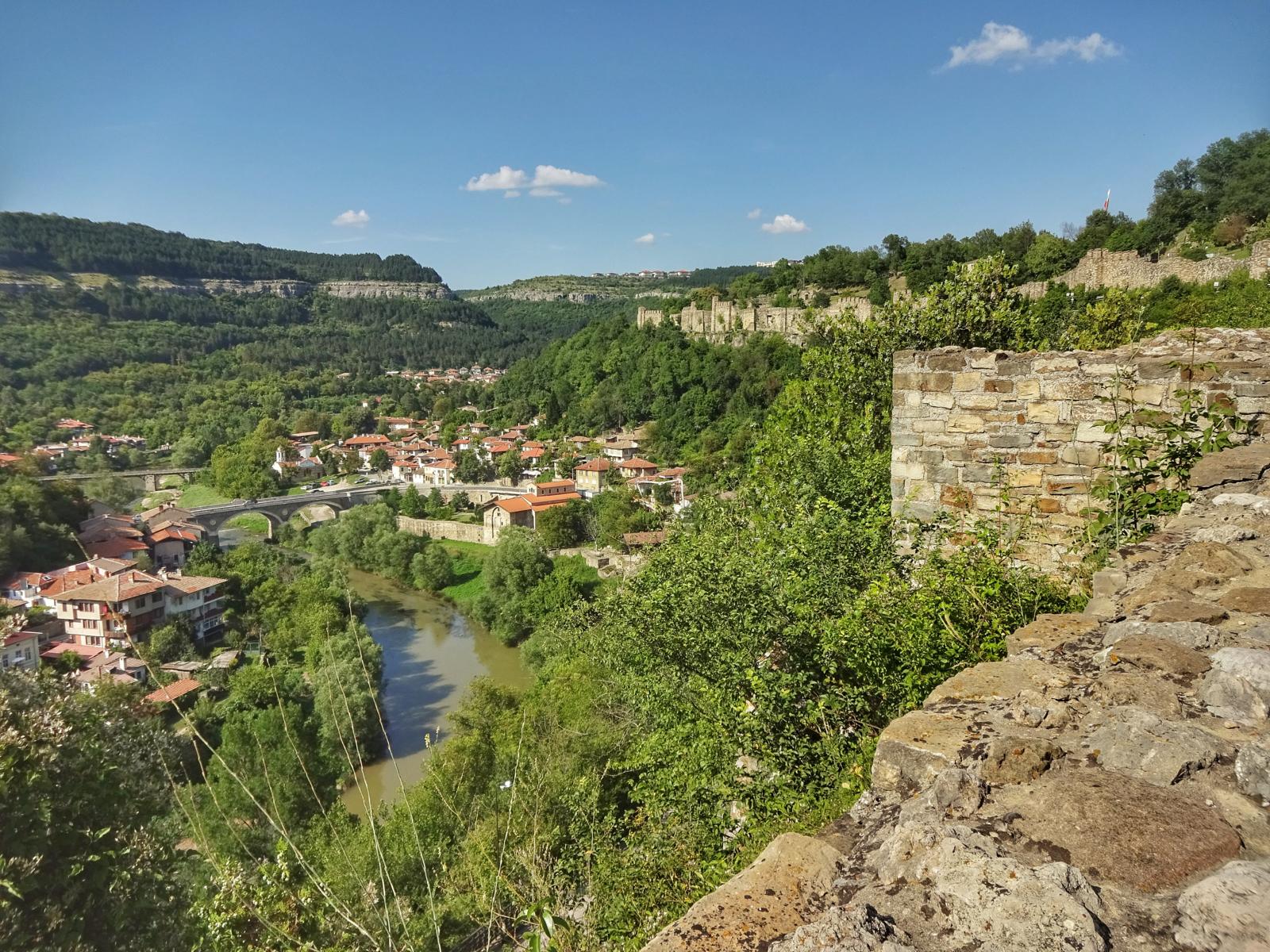 Festung Tsarevets, auf dem Hügel Zarawez in Veliko Tarnovo